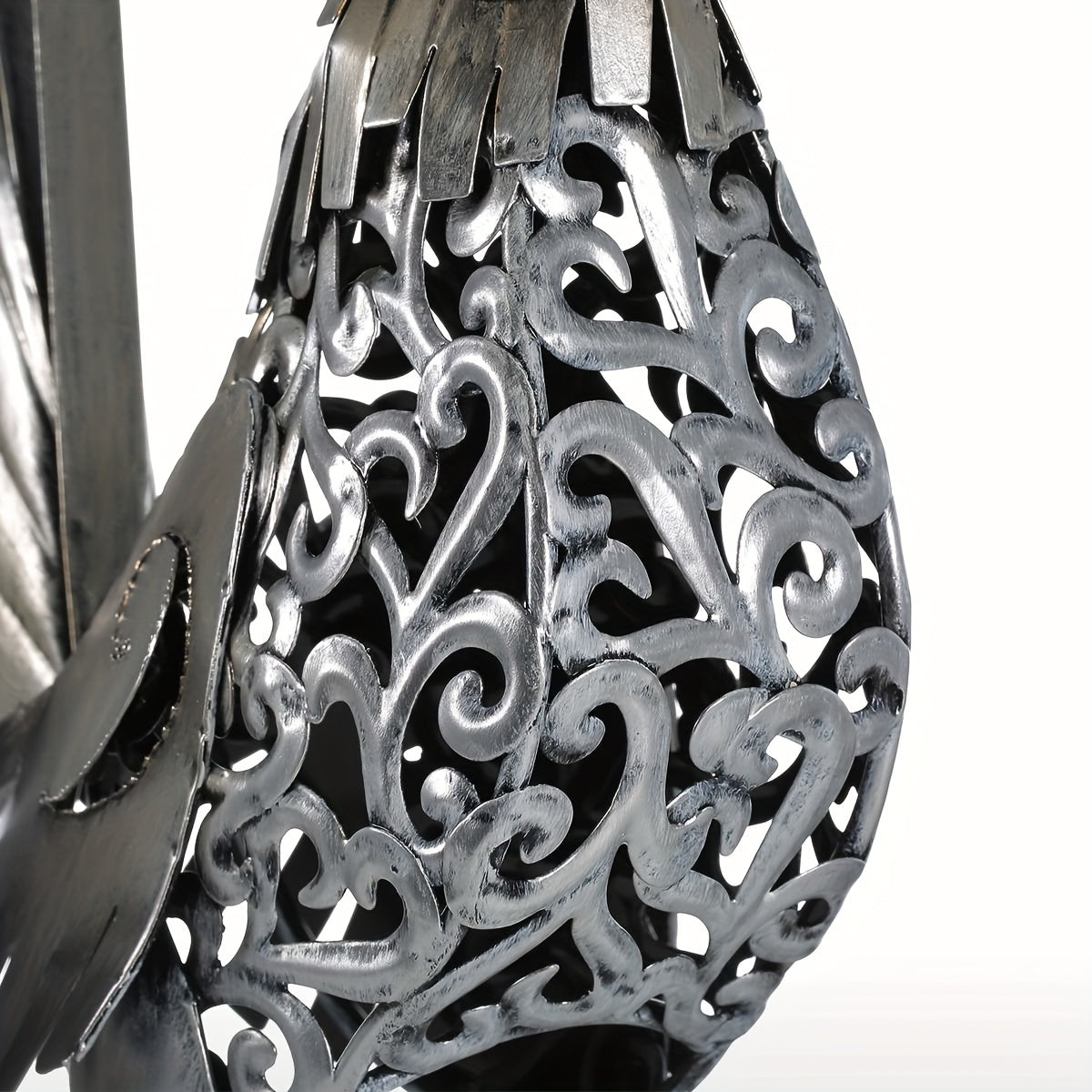 RustyRooster vintage metalen haan sculptuur