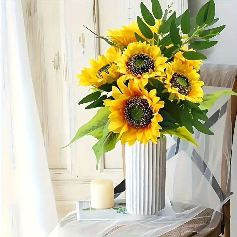Odior kunst zonnebloemen boeket
