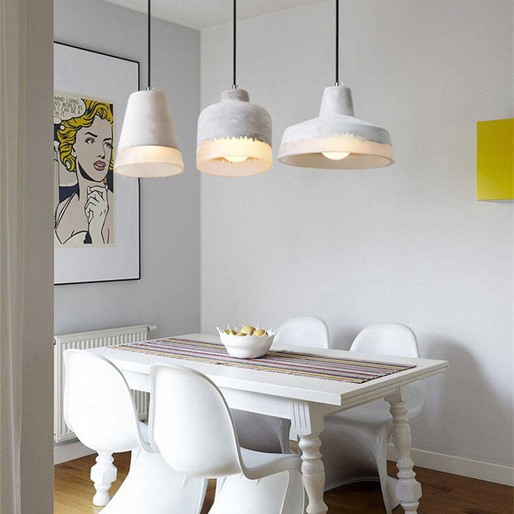 SMD Living industriële cement hanglamp