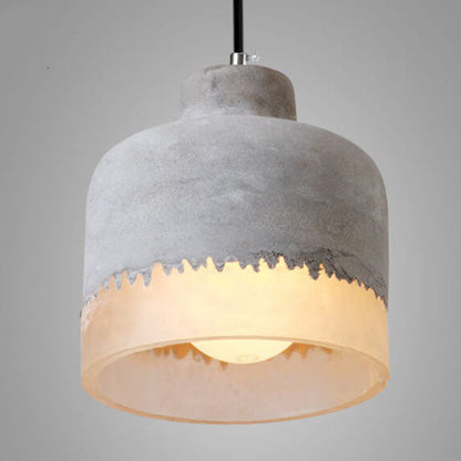 SMD Living industriële cement hanglamp