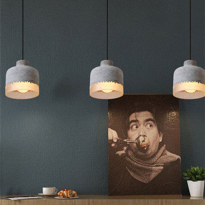 SMD Living industriële cement hanglamp