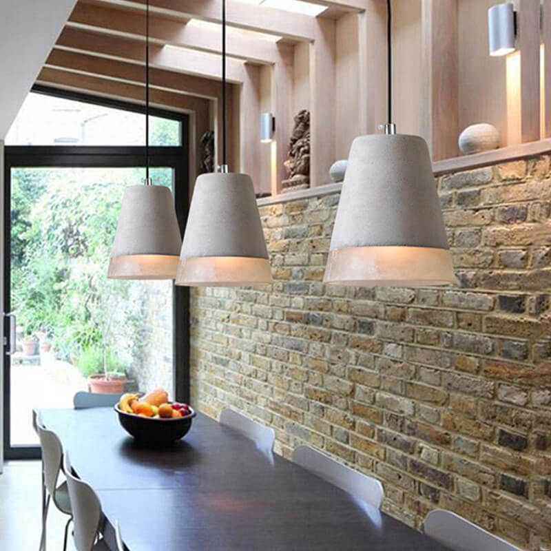 SMD Living industriële cement hanglamp