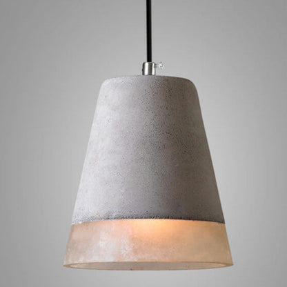 SMD Living industriële cement hanglamp