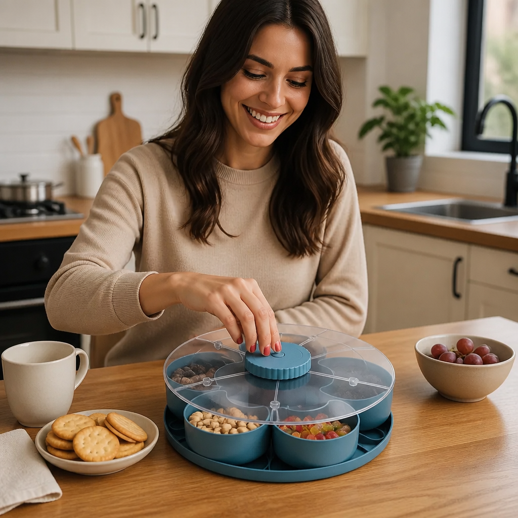 SnackSpin draaibare serveerschaal