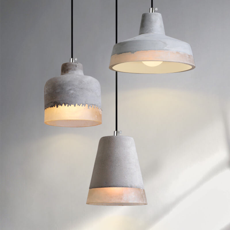 SMD Living industriële cement hanglamp