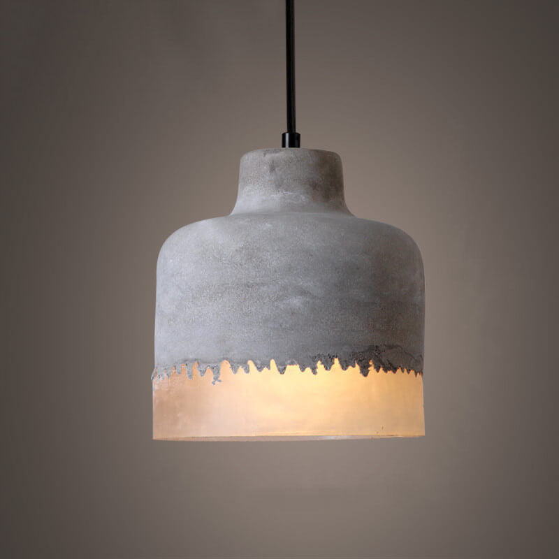 SMD Living industriële cement hanglamp