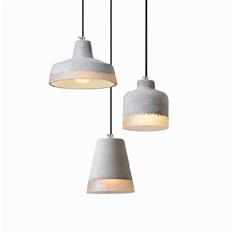 SMD Living industriële cement hanglamp