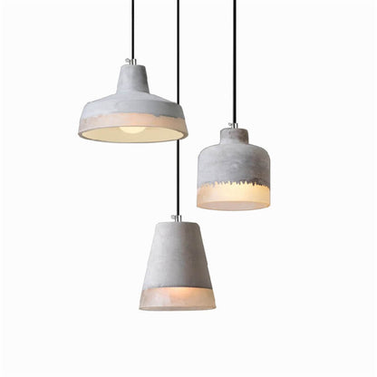 SMD Living industriële cement hanglamp