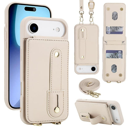 iPhone Air hoesje met pasjeshouder en draagkoord