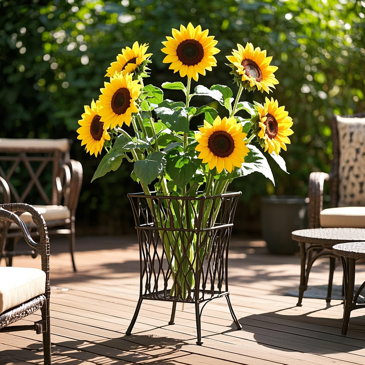 Odior kunst zonnebloemen boeket