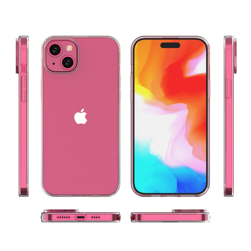 iPhone 15 Plus TPU Hoesje Transparant