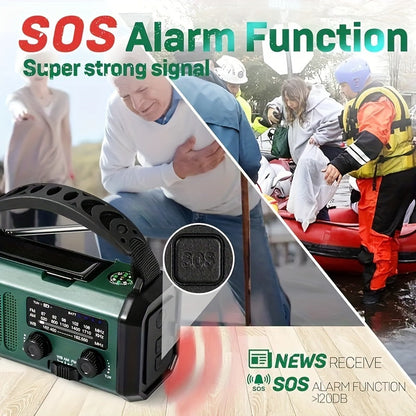 SurvivorPower multifunctionele noodradio