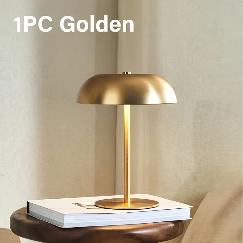 Draadloze metalen tafellamp oplaadbaar