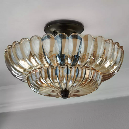 SMD Living vintage glazen plafondlamp
