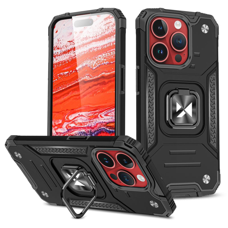 Wozinsky Ring Armor iPhone 15 Pro hoesje