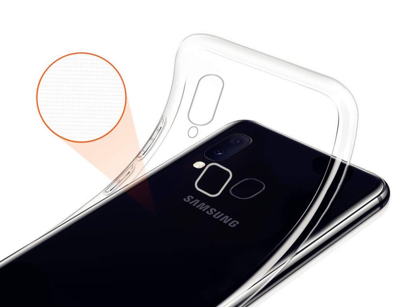 Galaxy A20E transparant soft TPU hoesje