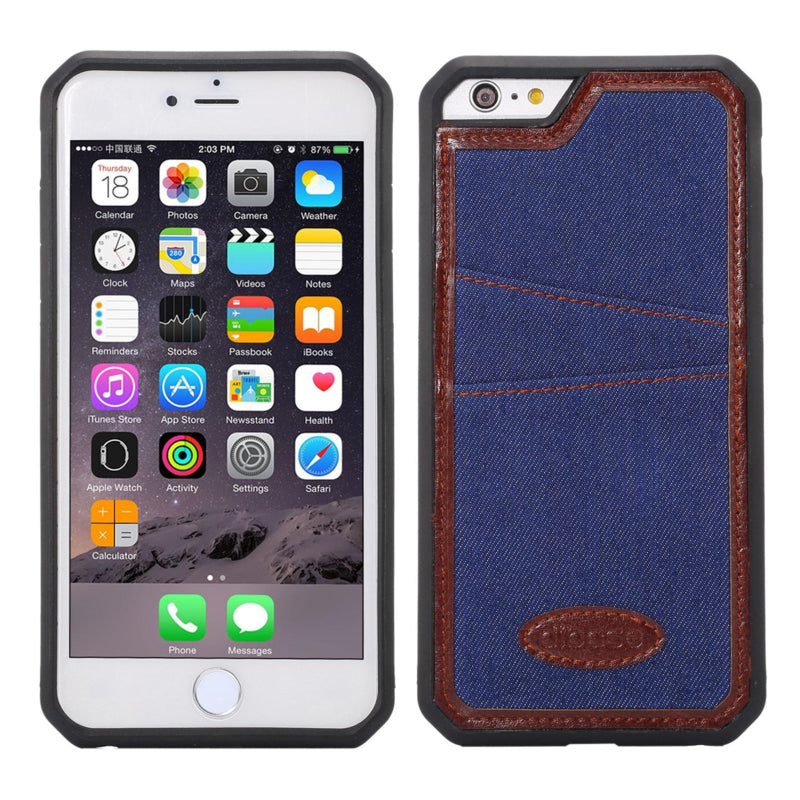 iPhone 6 Plus / 6S Plus Denim Jeans Back Cover Hoesje