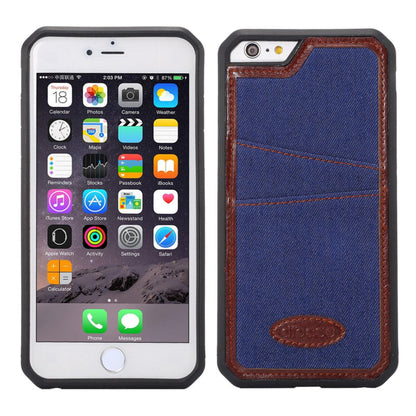 iPhone 6 Plus / 6S Plus Denim Jeans Back Cover Hoesje