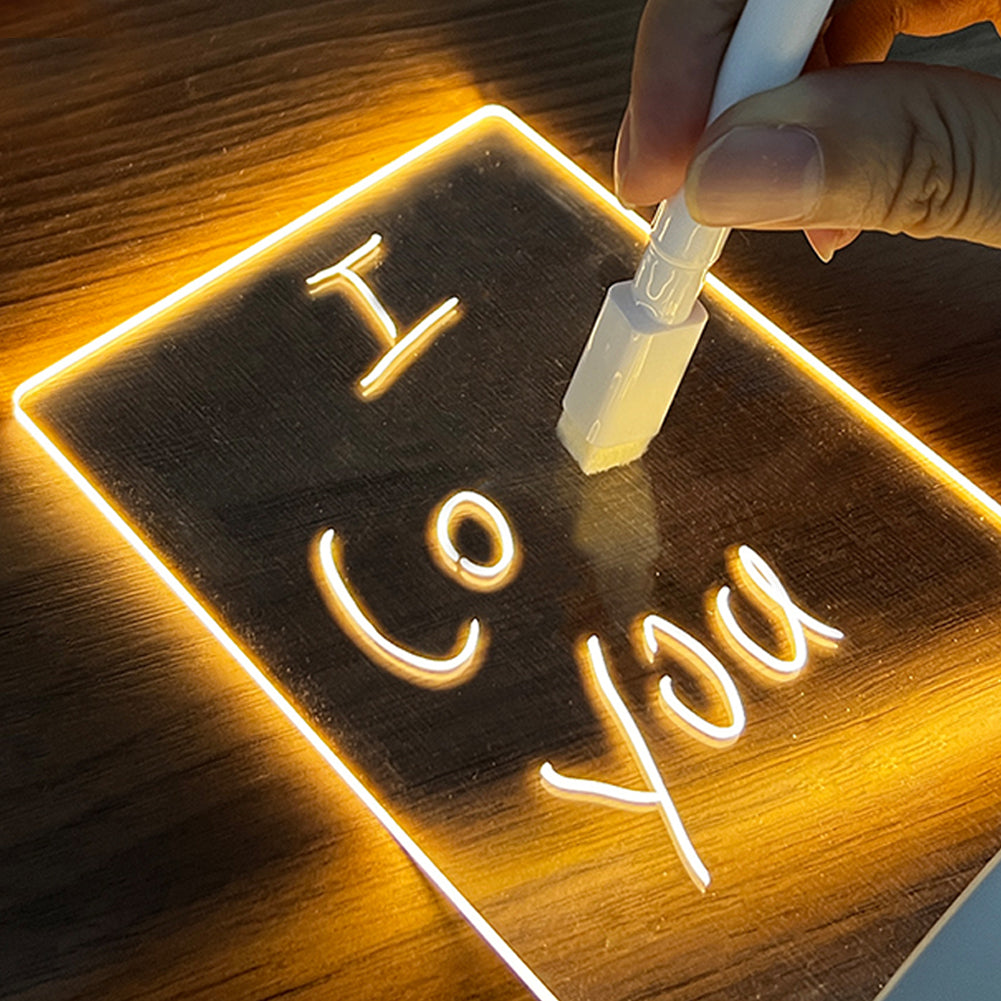 BrightNote LED nachtlampje memobord
