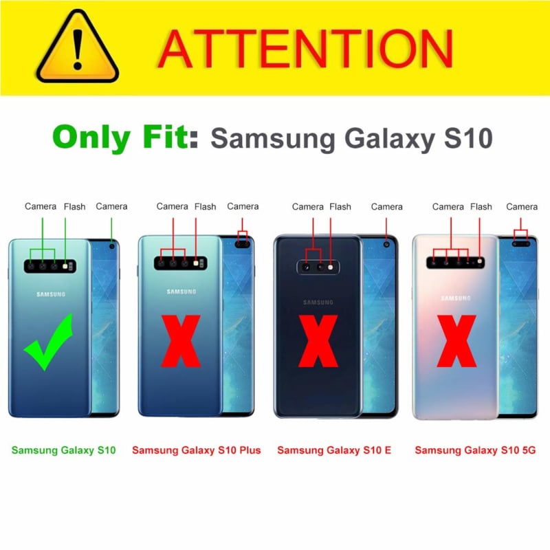 Galaxy S10 transparant TPU hoesje