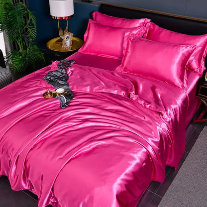SilkSerenity luxe satijnen dekbedovertrek