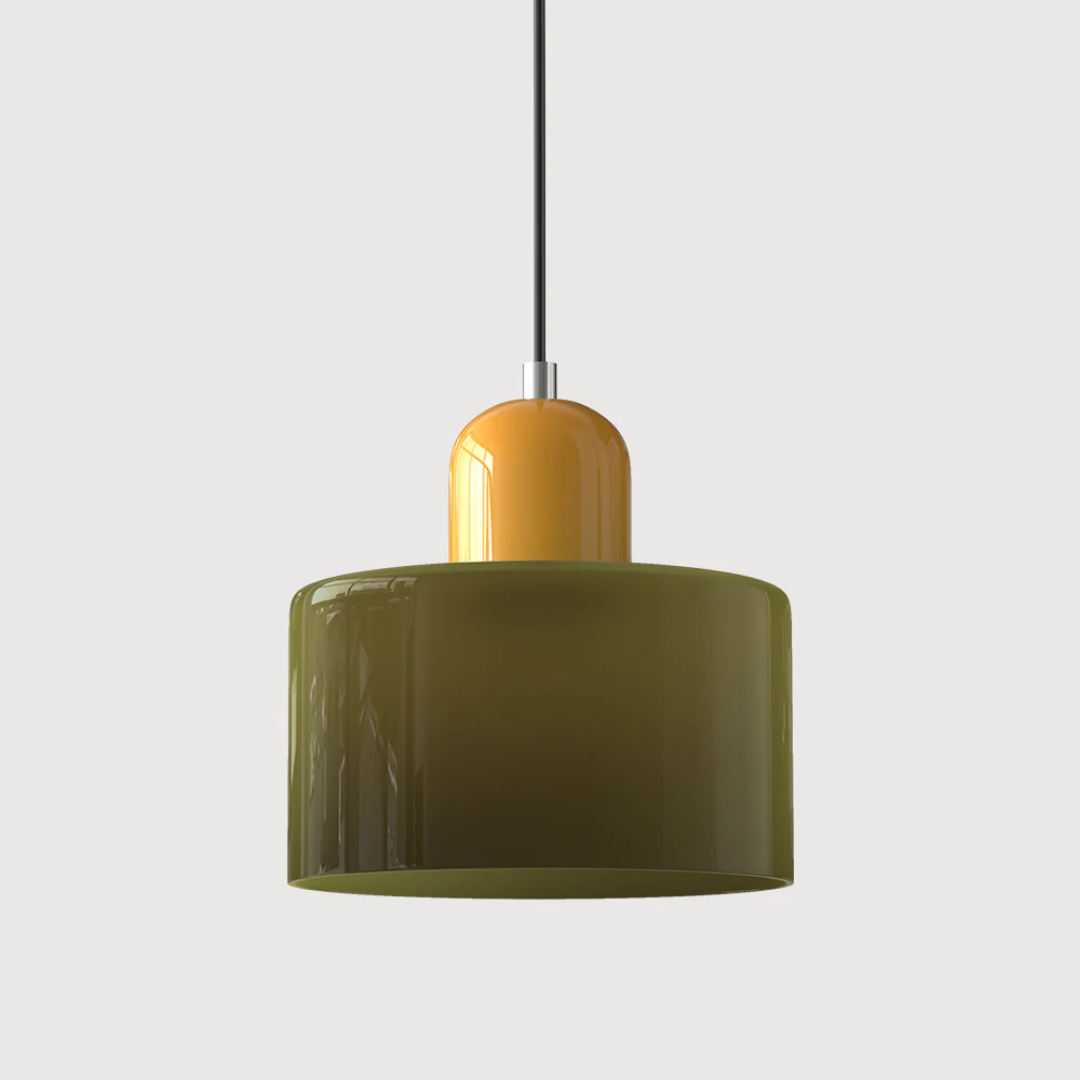 Retro Glazen Hanglamp