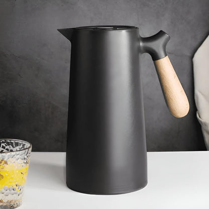 Odior geïsoleerde karaf met houten handvat