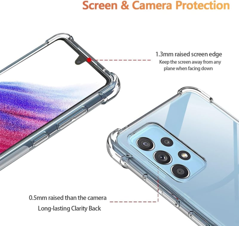 Galaxy A53 5G transparant soft TPU hoesje