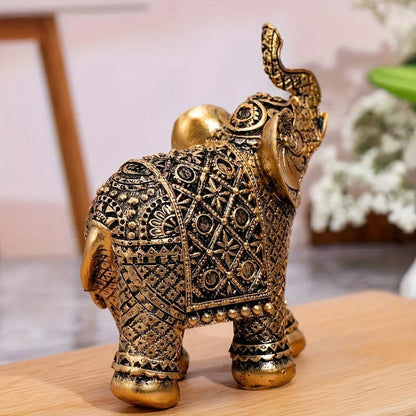 Gouden Olifant Decoratief Beeld