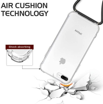 iPhone 7 Plus / 8 Plus transparant TPU koordhoesje