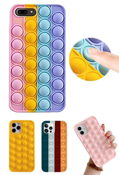 Pop It Fidget Toy TPU Hoesje voor iPhone 7 Plus / 8 Plus