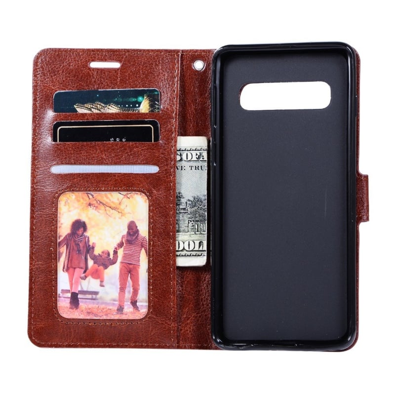 Galaxy S10 Plus Leren Portemonnee Hoesje