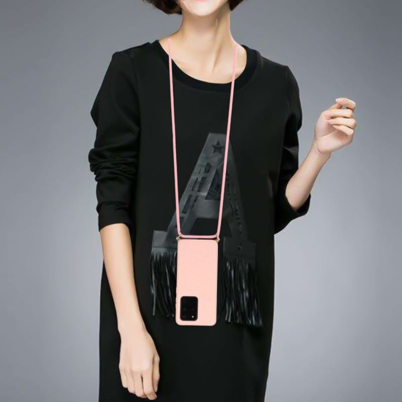 Galaxy S20 Ultra crossbody TPU hoesje met koord