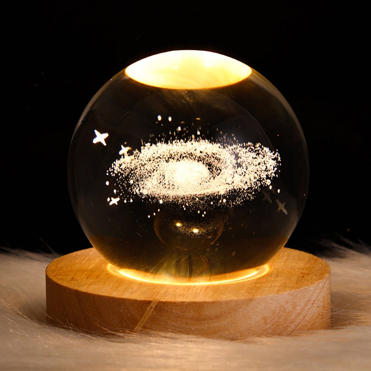 SolarSphere kristallen nachtlamp