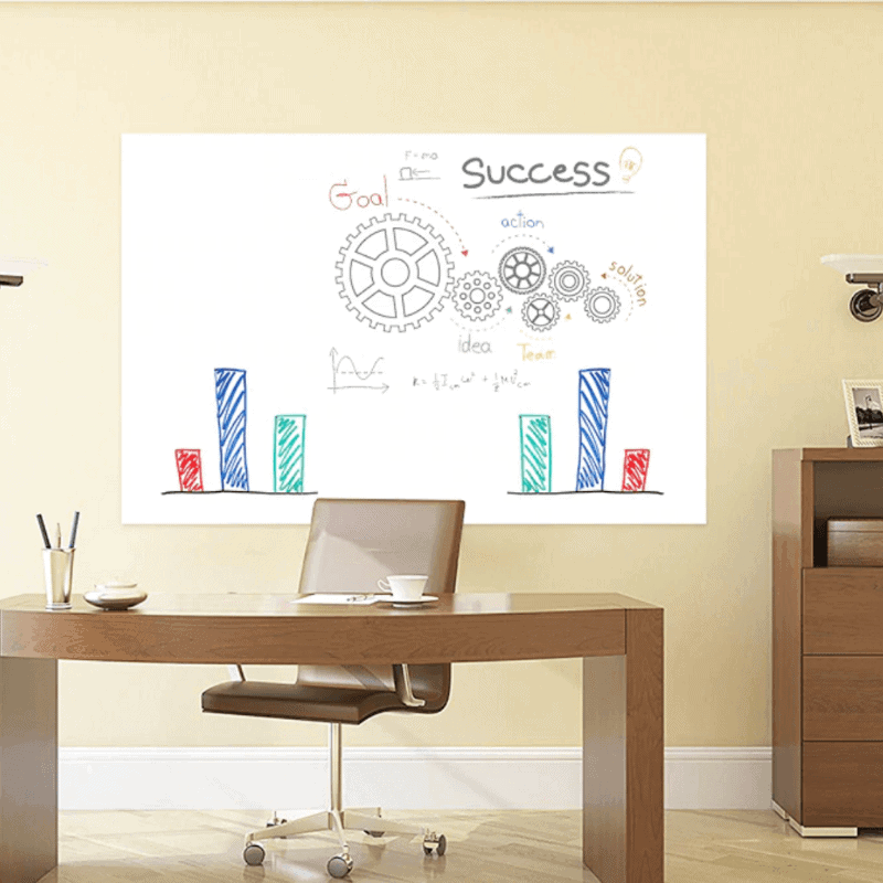 StickerBoard zelfklevend oprolbaar whiteboard