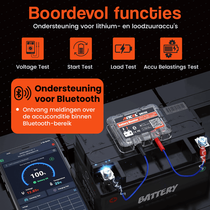 ANCEL BM200 draadloze bluetooth accumonitor