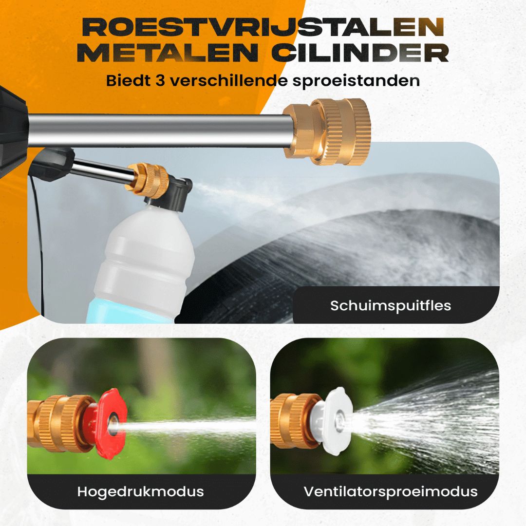 AeroWash accu-hogedrukreiniger