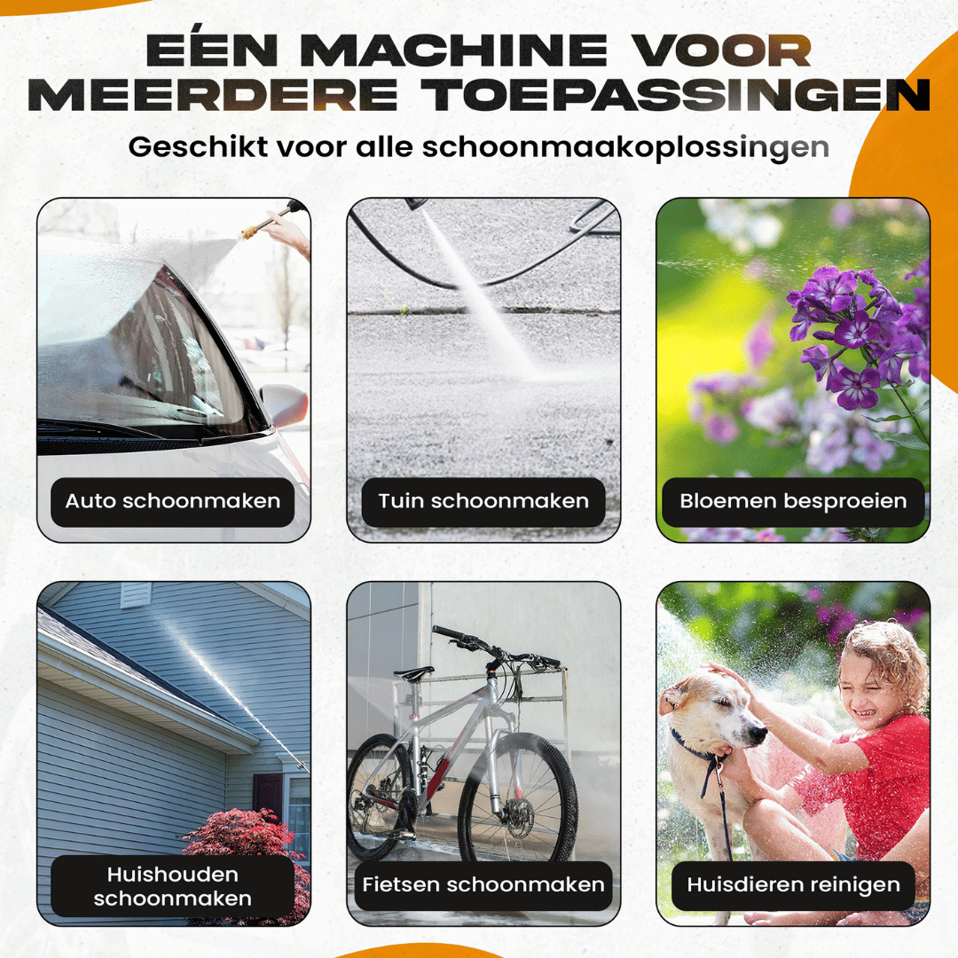 AeroWash accu-hogedrukreiniger