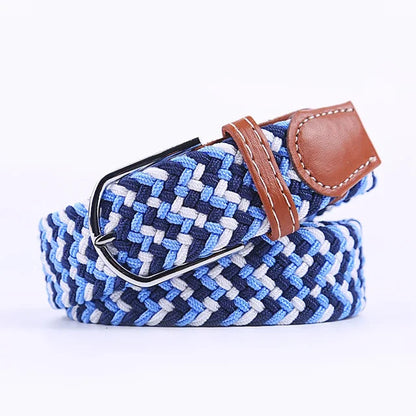StretchBuckle elastische faux lederen riem