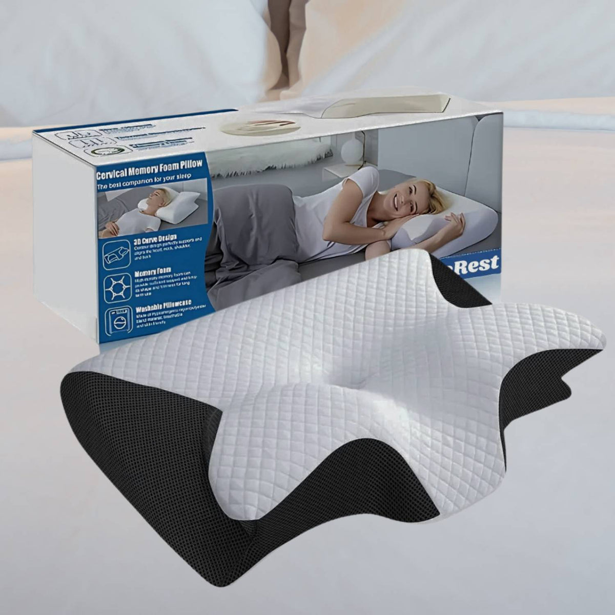 Adaptief Comfort traagschuim hoofdkussen