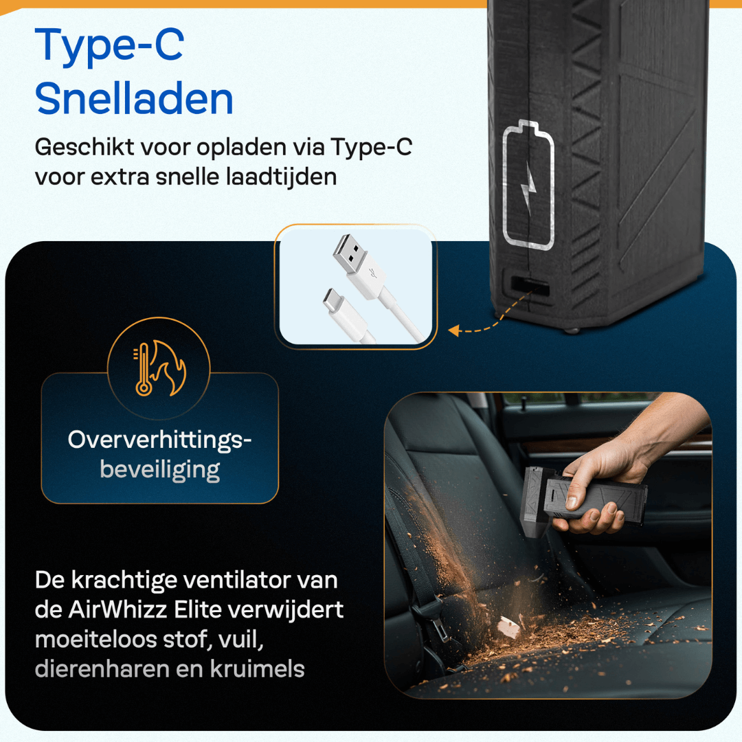AirWhizz Elite draadloze luchtblazer