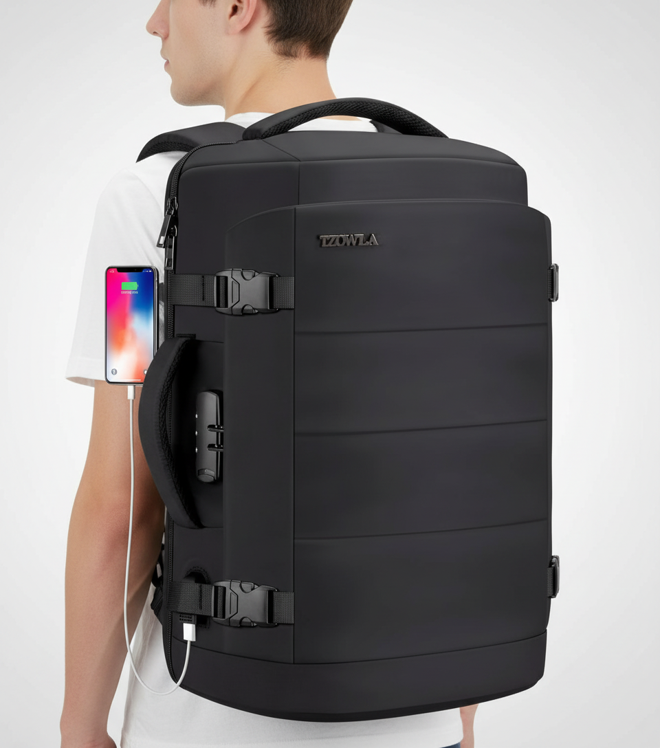TravPack anti-diefstalrugzak met USB