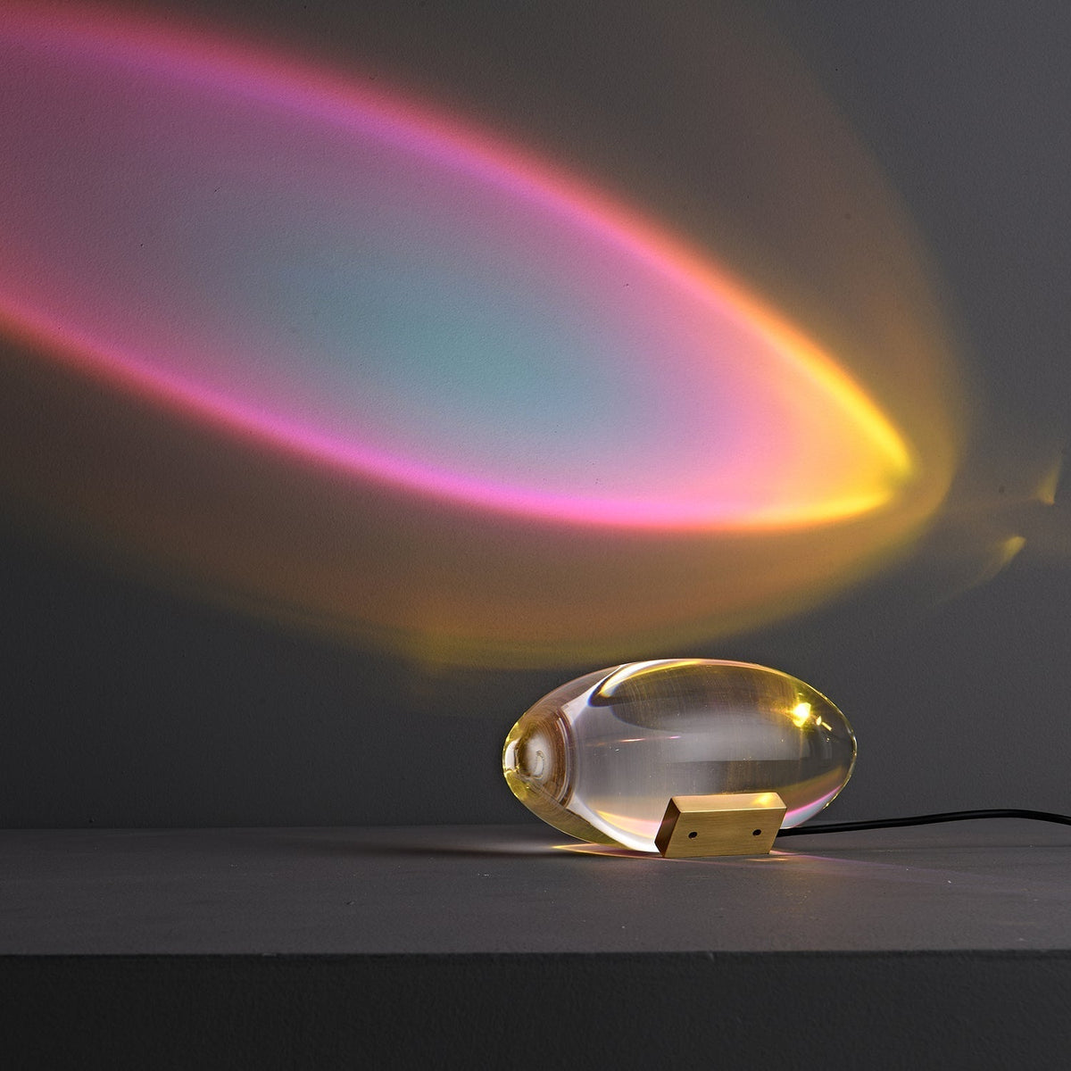 SMD Living design tafellamp met kristal lens