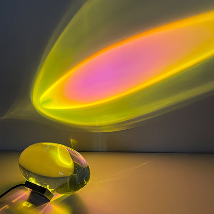 SMD Living design tafellamp met kristal lens