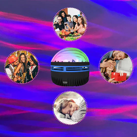 Auroralight 2-in-1 noorderlicht projector