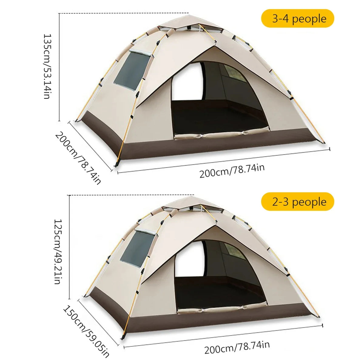 Automatische pop-up tent