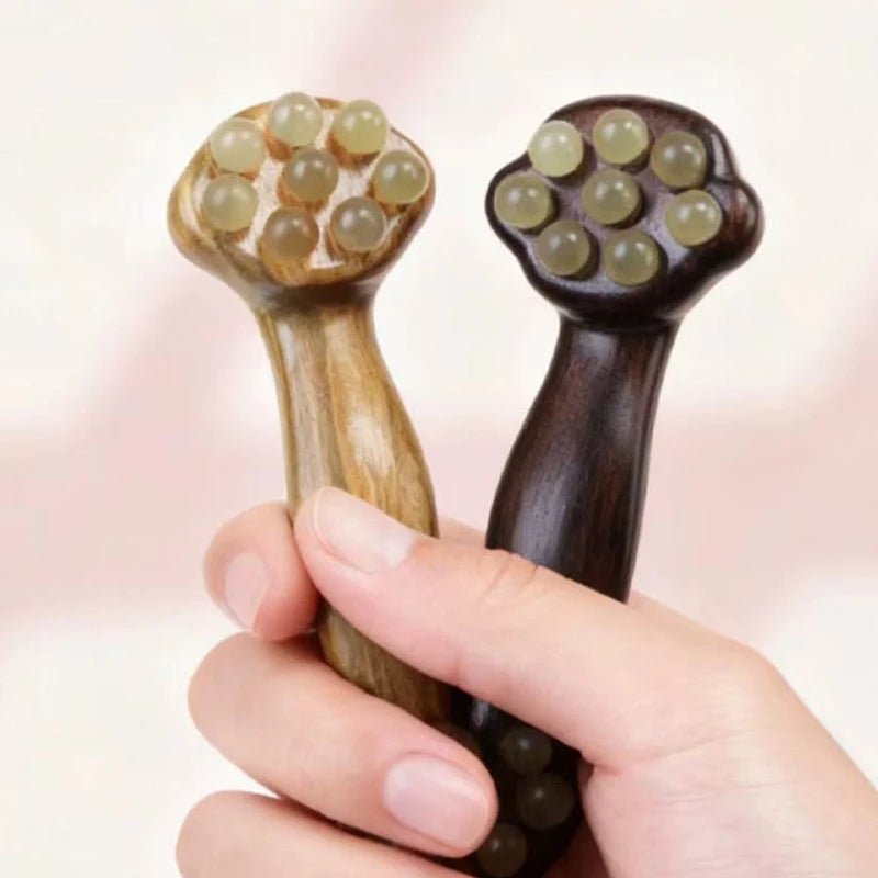 SILKSHI sandelhout gua sha gezichtsmassager