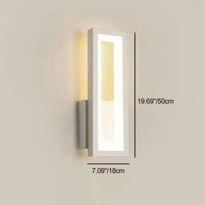 Lumio rechthoekige LED wandlamp