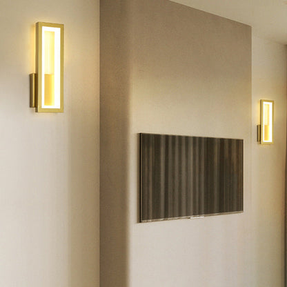 Lumio rechthoekige LED wandlamp