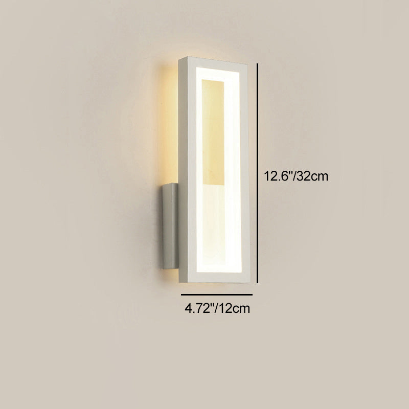 Lumio rechthoekige LED wandlamp